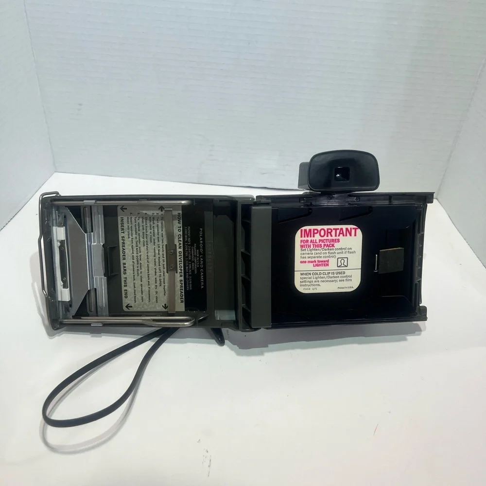 Polaroid Colorpack II Instant Camera - Black with Blue Accent